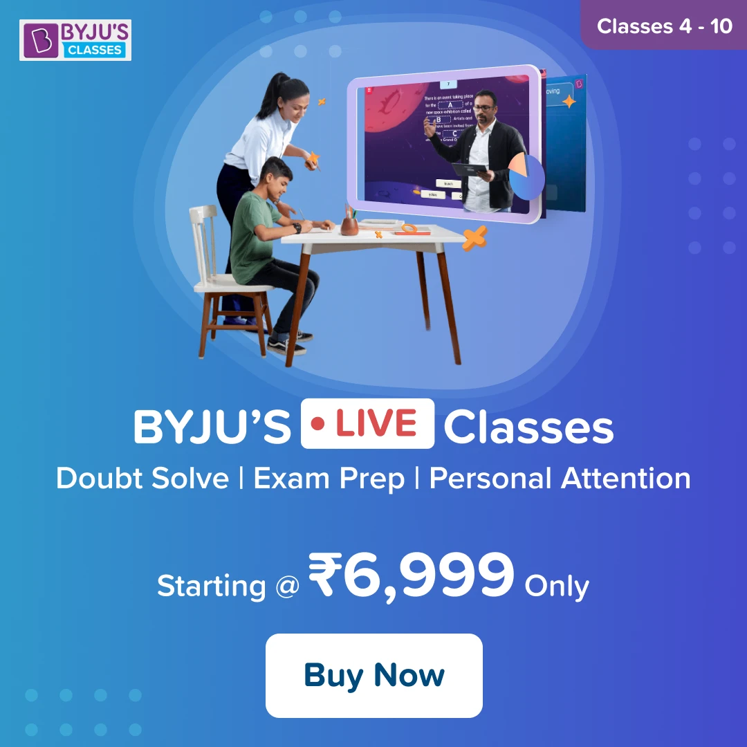 Announcement Banner - BYJUS Live Classes